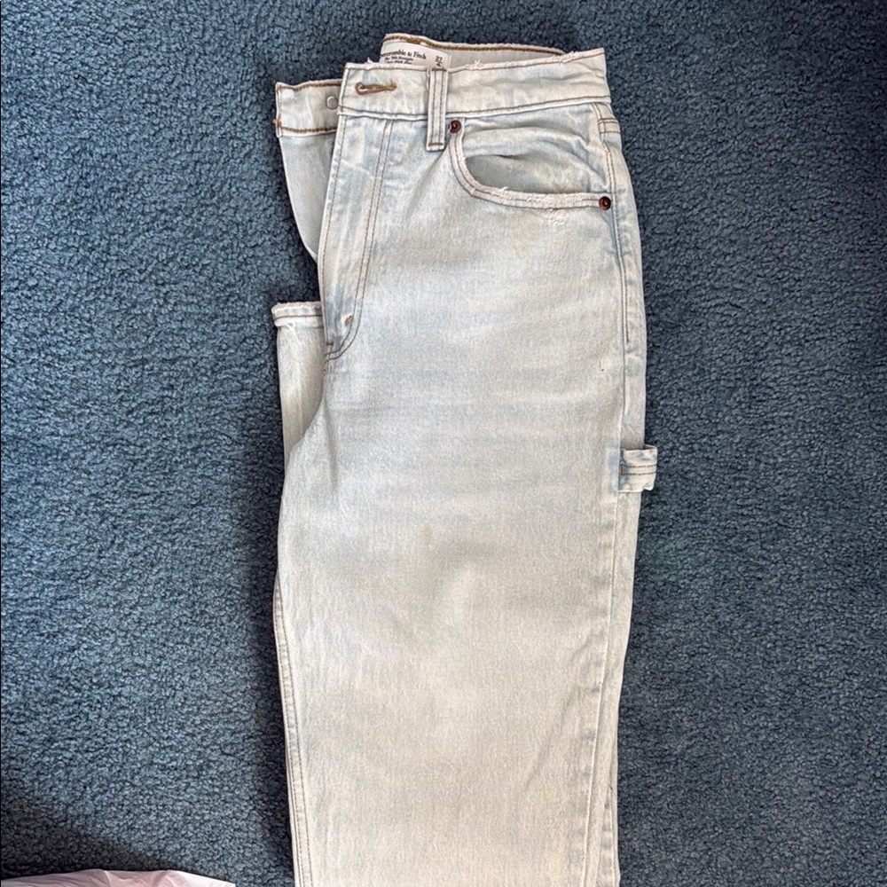 Abercrombie & Fitch Light Blue High-Rise Jeans